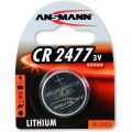 Ansmann button cell 3V Lithium CR2477, 1 piece blister (1516-0010)