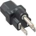 InLine Power adapter, USA male plug to IEC C13 plug