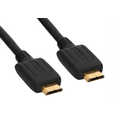InLine HDMI Mini kabel,  High Speed HDMI kabel, type C M/type C M, vergulde contacten, 1m