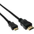 InLine HDMI mini cable, High Speed HDMI Cable, AM/CM, gold plated, 10m