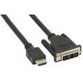 InLine HDMI-DVI kabel,  HDMI Male naar DVI Male 18+1, zwart, 10m