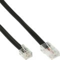 InLine Modulaire kabel,  RJ45 -> RJ11 (8P4C naar 6P4C) M/M, 10m