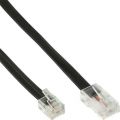 InLine Modulaire kabel, RJ45 (8P6C) naar RJ12 (6P6C), 3m