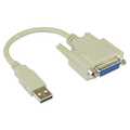 InLine USB adapterkabel,  USB A Male naar DB15F Gameport