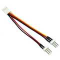 InLine 100er Pack Ventilator Adapterkabel,  3-pin Molex Female an 2x 3-pin Molex Male, bulk