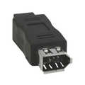 InLine FireWire adapter,  6-pins socket/ 9-pins stekker