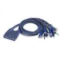 KVM Switch, 4-fold, ATEN CS64US, USB + Audio