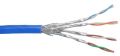 InLine Patchkabel Cat.6,  S-STP/PIMF, AWG27, PVC, 100m, blauw