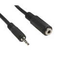 InLine Audio adapterkabel,  4-pins 2.5mm Male -> 4-pins 3.5mm Female, 0.2m