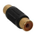 InLine Audio adapter,  Tulp contraplug/contraplug, vergulde contacten