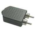 InLine Audio adapter,  3.5mm jack contraplug stereo naar 2x Tulpplug