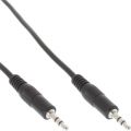 InLine Audiokabel,  2,5mm M/M, Stereo, 3m