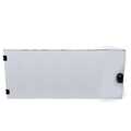 Front Door for Wall Housings 6U, Stahl, RAL7035