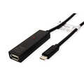 VALUE USB 2.0 Verleng kabel met actieve Repeater, A - C, zwart, 15 m