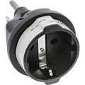 InLine Travel adapter USA US male to type F female