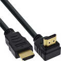 InLine® High Speed HDMI® Cable with Ethernet, angled, 15m