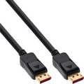 InLine® DisplayPort 1.4 cable, 8K, black, gold-plated contacts, 5m