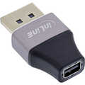 InLine DisplayPort 1.4 adapter, DP male / Mini DP female, 8K UHD