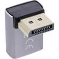 InLine DisplayPort 1.4 Adapter, DisplayPort male / female, 90° top, 8K