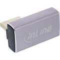 InLine DisplayPort 1.4 Adapter, DisplayPort male / female, 90° vertical right