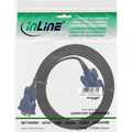 InLine  S-VGA Flatkabel, 15HD Male/Male, zwart, 0,3m