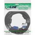 InLine S-VGA kabel,  Premium, zwart, 15HD M/M, 10m