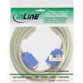 InLine S-VGA kabel, grijs, 15HD M/F, 1m
