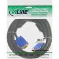 InLine S-VGA kabel,  Premium, zwart 15HD M/V, 0.5m