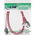 InLine SATA 6Gb/s kabel,  met vergrendeling, 1m