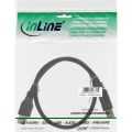 InLine USB 3.0 kabel,  AM/BM, zwart, 1.5m