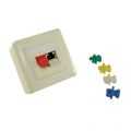 InLine Blindstopjes, voor RJ45 Female, rood 10 stuks Blister