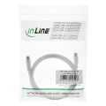 InLine SAT kabel,  2x afgeschermd, 2x F-stekker, >75dB, wit, 15m