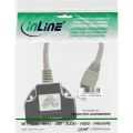 InLine ISDN poort verdubbelaar,  1x RJ45 Male naar 2x RJ45 Female, met kabel