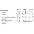 InLine TAE adapterkabel,  RJ45 Male naar TAE N/F/N Female, 20cm