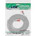 10 stuks InLine Platte patchkabel,  UTP, Cat. 6, grijs, 10m