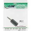 InLine Audio adapter,  2.5mm jack contraplug naar 3.5mm stekker, Stereo