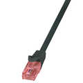 Patch Cable Cat.6 UTP black 3 m LogiLink