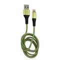 LC-Power USB A to Lightning cable, green/grey, 1m