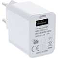 InLine USB Power Adapter Single, 100-240V to 5V/2.5A, white