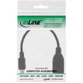 InLine Micro-USB OTG Adapter cable, Micro-B plug to USB A socket, 0.10m