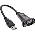 InLine USB 2.0 -> seriële adapterkabel,  USB AM naar DB9M, 0.25m