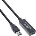 InLine USB 3.0 Cable Active Repeater Cable Type A male to A female black 15m