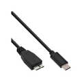InLine® USB 3.2 Gen.1x2 Cable, USB-C male / Micro-B male, black, 2m