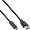USB 2.0 Cable, USB-C male / USB-A male, black, 5m