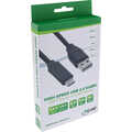 USB 2.0 Cable, USB-C male / USB-A male, black, 5m