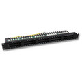 Telefonie Patchpanel 50-port 1HE 19inch, zwart