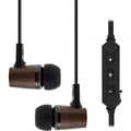 InLine BT woodin-ear, In-Ear Headset, walnut wood, Bluetooth 4.1