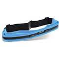 InLine® sport belt bag Duo blue, stretch, waist circumference 78-125cm