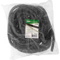 InLine® Spiral Wrapping Band 10m, black, 18mm