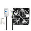 Complete built-in fan set for wall-mounted housing  incl. Thermostat and connection cables